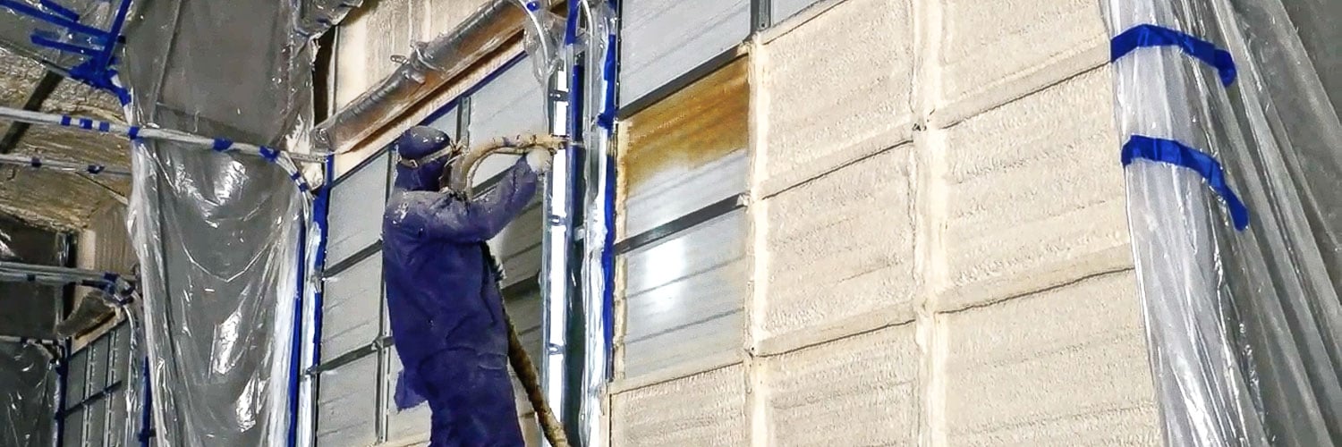 Benefits of Spray Foam Insulation on Commercial Garage Doors